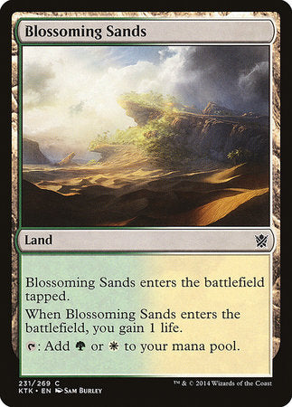 Blossoming Sands [Khans of Tarkir] | Cards and Coasters CA