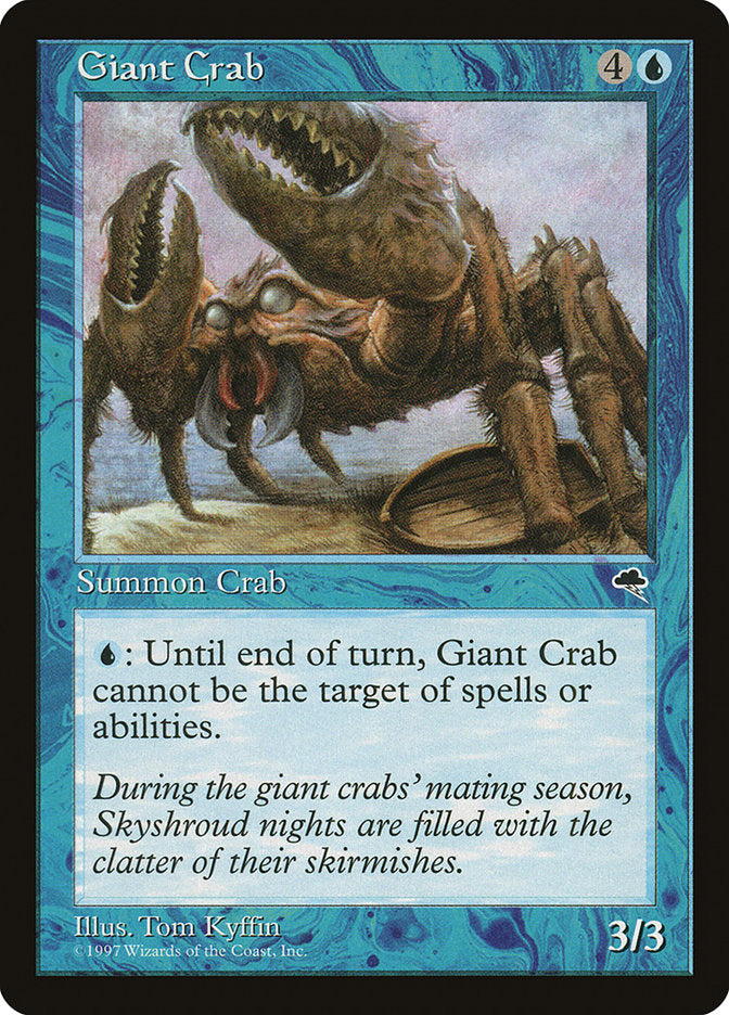 Giant Crab [Tempest] | Cards and Coasters CA