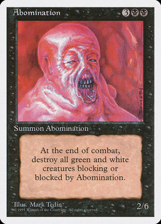 Abomination [Fourth Edition] | Cards and Coasters CA