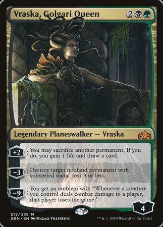 Vraska, Golgari Queen [Guilds of Ravnica] | Cards and Coasters CA