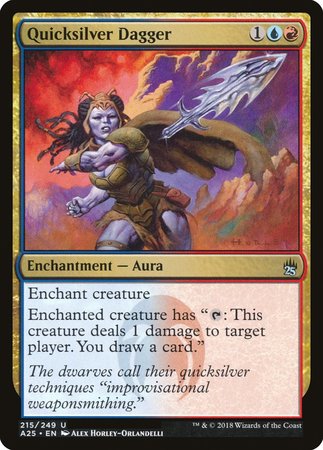 Quicksilver Dagger [Masters 25] | Cards and Coasters CA
