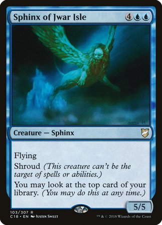 Sphinx of Jwar Isle [Commander 2018] | Cards and Coasters CA