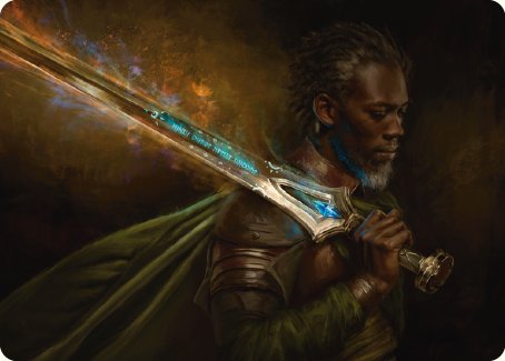 Anduril, Flame of the West Art Card [The Lord of the Rings: Tales of Middle-earth Art Series] | Cards and Coasters CA