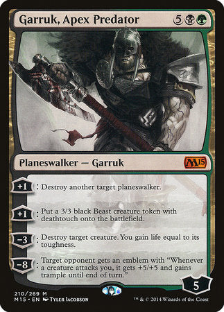 Garruk, Apex Predator [Magic 2015] | Cards and Coasters CA