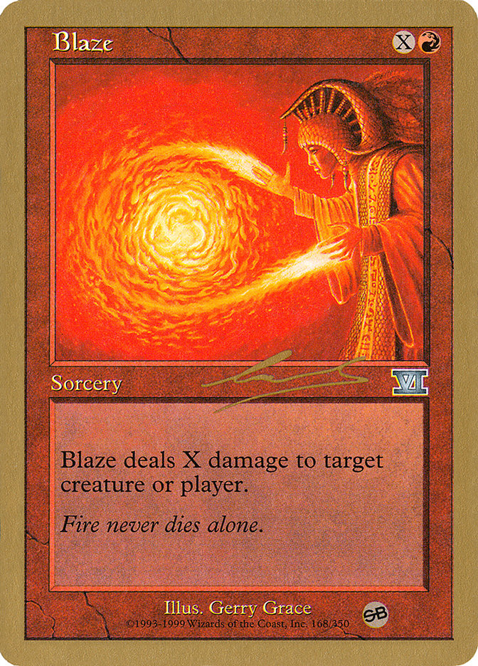 Blaze (Nicolas Labarre) [World Championship Decks 2000] | Cards and Coasters CA