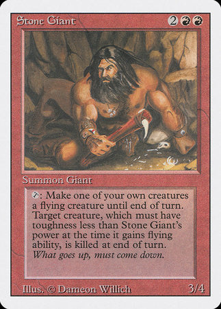 Stone Giant [Revised Edition] | Cards and Coasters CA