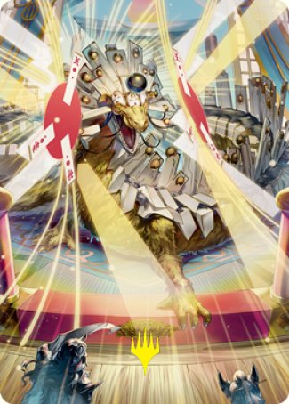 Spirit-Sister's Call Art Card (Gold-Stamped Signature) [Kamigawa: Neon Dynasty Art Series] | Cards and Coasters CA