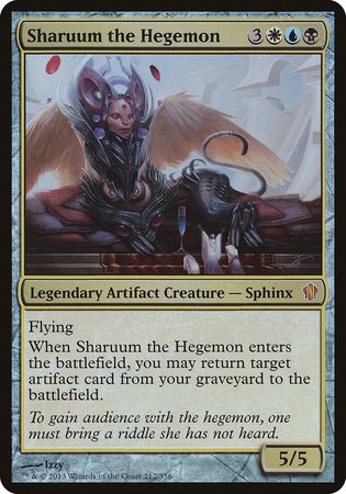 Sharuum the Hegemon (Commander 2013) [Commander 2013 Oversized] | Cards and Coasters CA