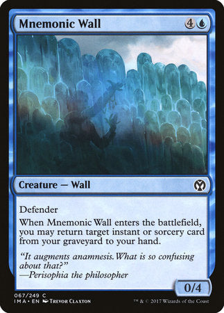 Mnemonic Wall [Iconic Masters] | Cards and Coasters CA