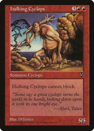 Hulking Cyclops [Visions] | Cards and Coasters CA