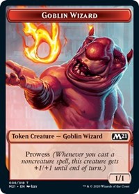 Goblin Wizard // Weird Double-sided Token [Core Set 2021 Tokens] | Cards and Coasters CA