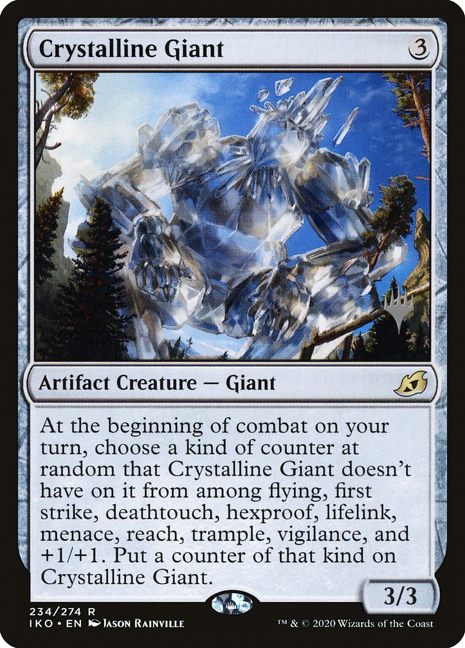 Crystalline Giant (Promo Pack) [Ikoria: Lair of Behemoths Promos] | Cards and Coasters CA