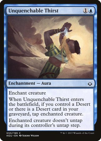 Unquenchable Thirst [Hour of Devastation] | Cards and Coasters CA