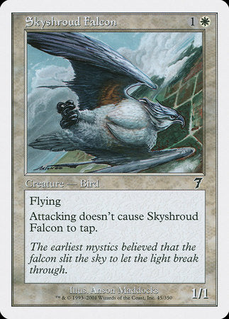 Skyshroud Falcon [Seventh Edition] | Cards and Coasters CA