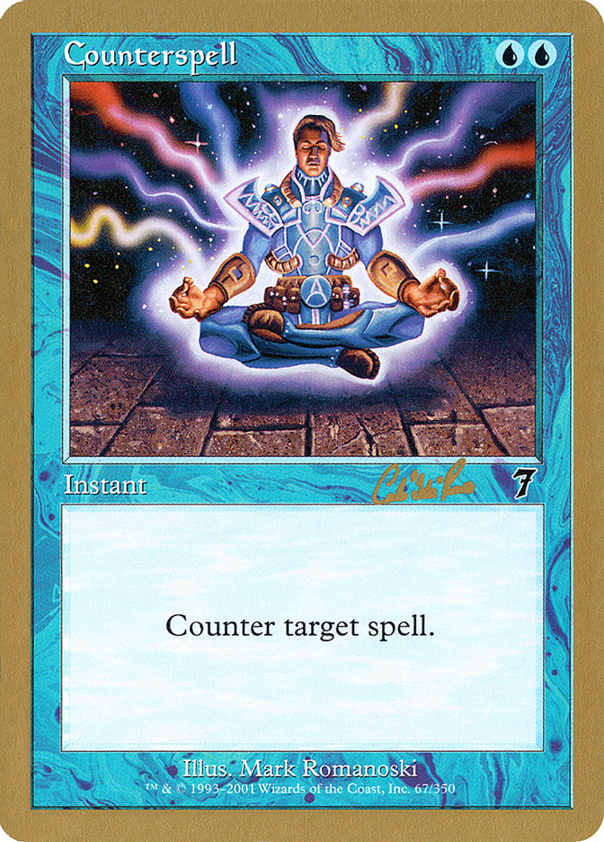 Counterspell (Carlos Romao) [World Championship Decks 2002] | Cards and Coasters CA