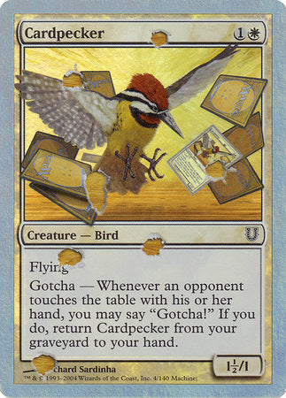 Cardpecker (Alternate Foil) [Unhinged] | Cards and Coasters CA