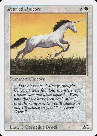 Pearled Unicorn [Revised Edition] | Cards and Coasters CA