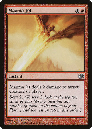 Magma Jet [Duel Decks: Jace vs. Chandra] | Cards and Coasters CA