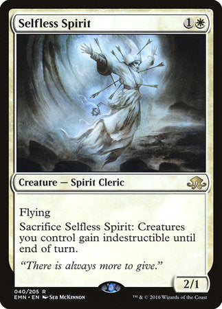 Selfless Spirit [Eldritch Moon] | Cards and Coasters CA