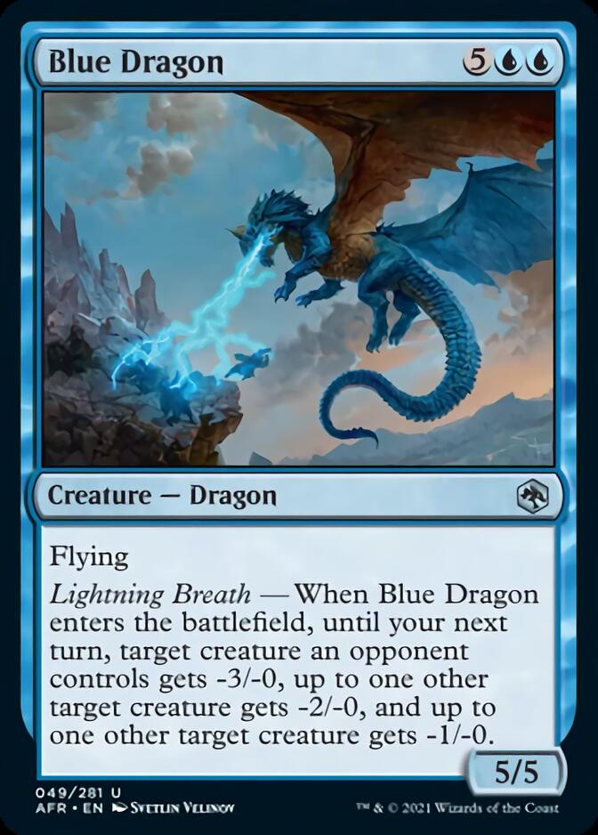 Blue Dragon [Dungeons & Dragons: Adventures in the Forgotten Realms] | Cards and Coasters CA