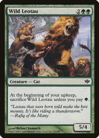 Wild Leotau [Conflux] | Cards and Coasters CA