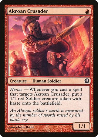 Akroan Crusader [Theros] | Cards and Coasters CA