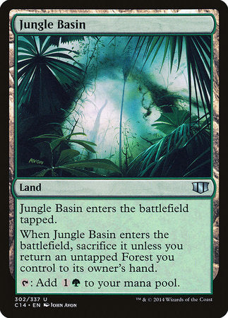 Jungle Basin [Commander 2014] | Cards and Coasters CA