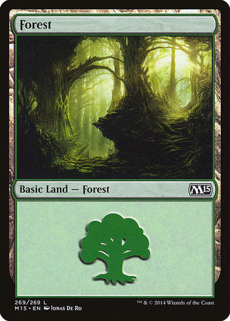 Forest (269) [Magic 2015] | Cards and Coasters CA