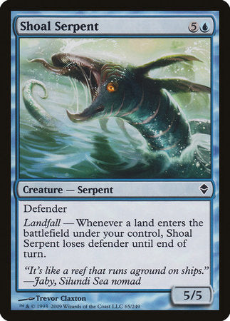 Shoal Serpent [Zendikar] | Cards and Coasters CA