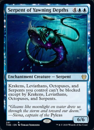 Serpent of Yawning Depths [Theros Beyond Death] | Cards and Coasters CA