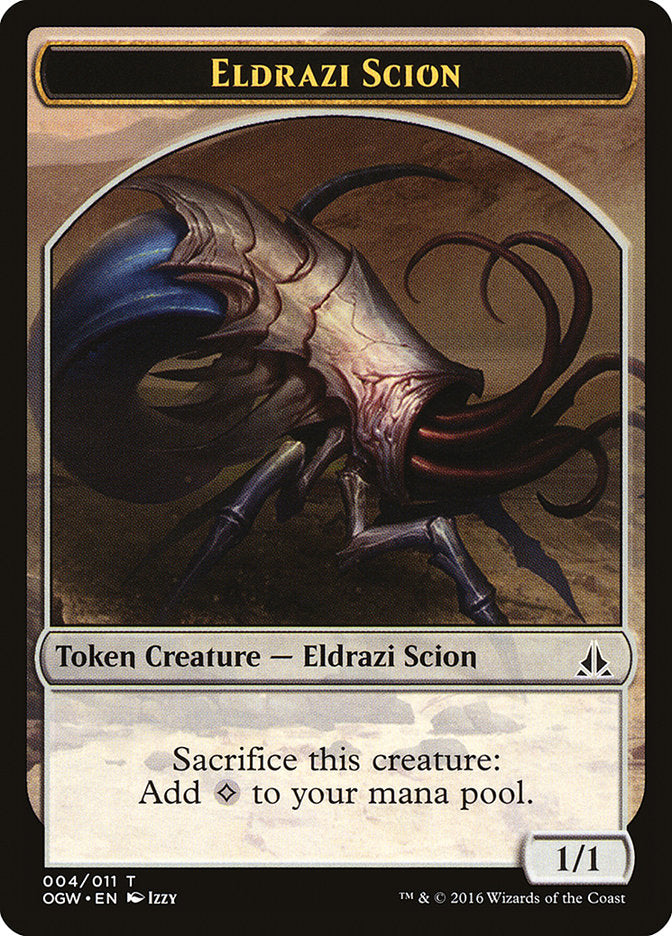Eldrazi Scion (004/011) [Oath of the Gatewatch Tokens] | Cards and Coasters CA