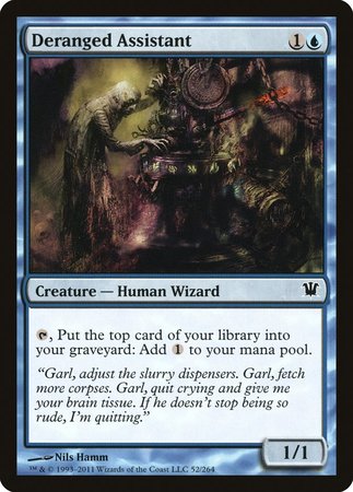 Deranged Assistant [Innistrad] | Cards and Coasters CA