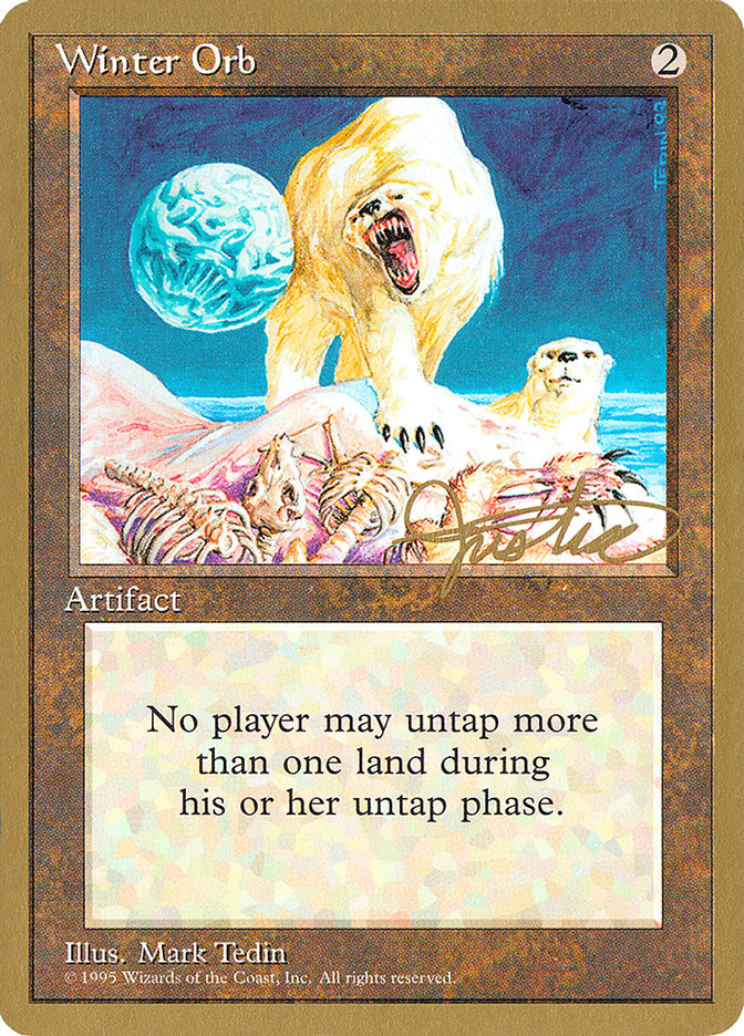 Winter Orb (Mark Justice) [Pro Tour Collector Set] | Cards and Coasters CA