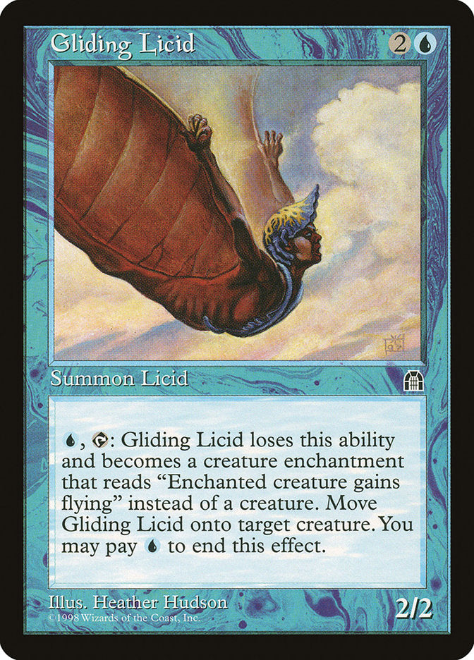 Gliding Licid [Stronghold] | Cards and Coasters CA