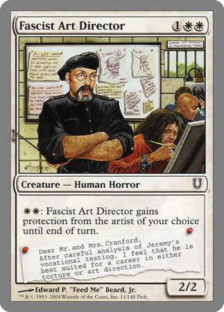 Fascist Art Director [Unhinged] | Cards and Coasters CA