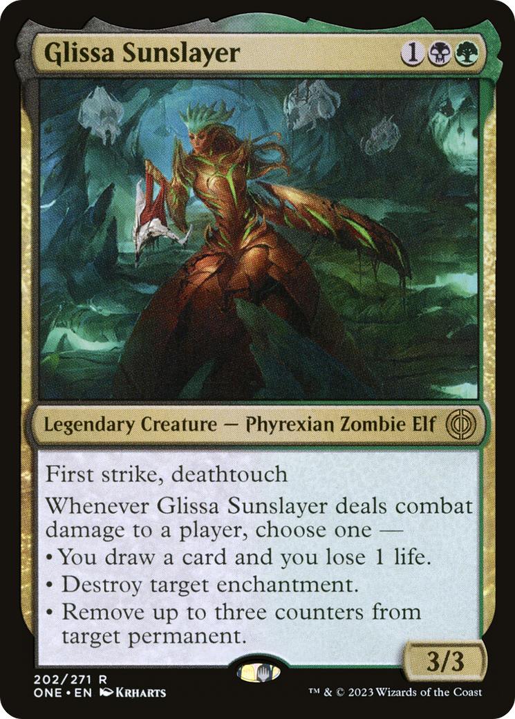 Glissa Sunslayer [Phyrexia: All Will Be One] | Cards and Coasters CA