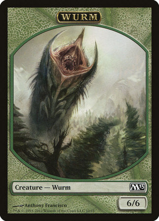 Wurm Token [Magic 2013 Tokens] | Cards and Coasters CA