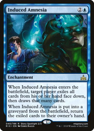 Induced Amnesia [Rivals of Ixalan] | Cards and Coasters CA