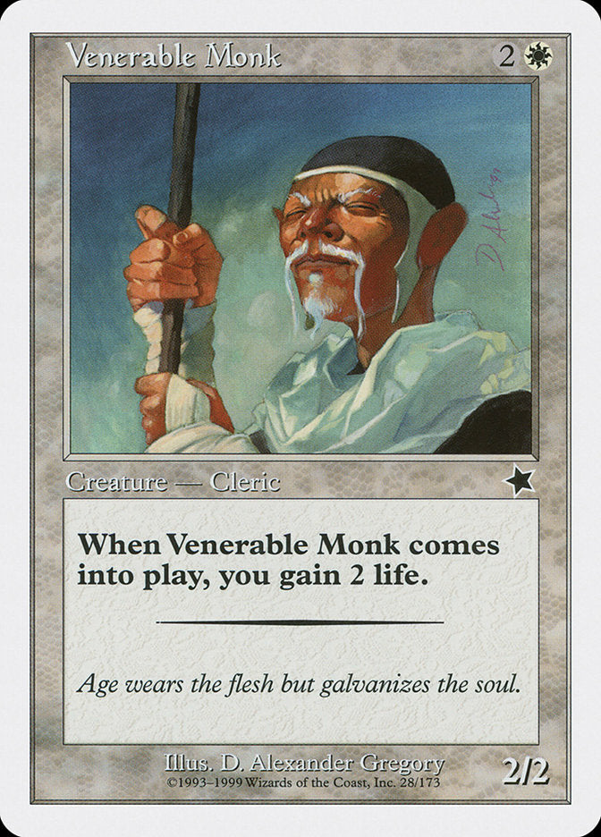 Venerable Monk [Starter 1999] | Cards and Coasters CA