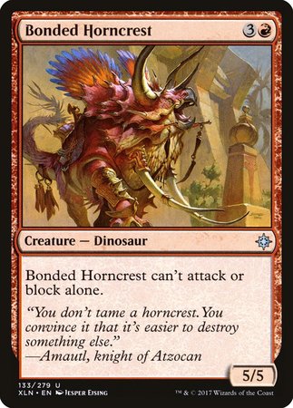 Bonded Horncrest [Ixalan] | Cards and Coasters CA