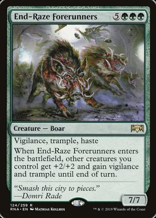 End-Raze Forerunners [Ravnica Allegiance] | Cards and Coasters CA