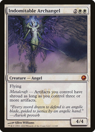 Indomitable Archangel [Scars of Mirrodin] | Cards and Coasters CA