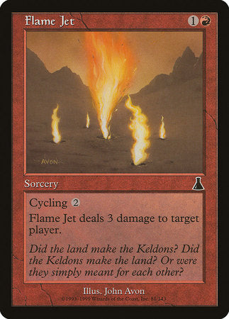 Flame Jet [Urza's Destiny] | Cards and Coasters CA