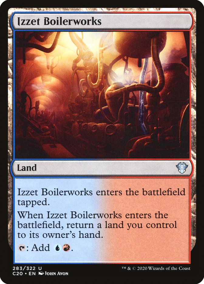 Izzet Boilerworks [Commander 2020] | Cards and Coasters CA