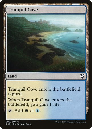 Tranquil Cove [Commander 2018] | Cards and Coasters CA