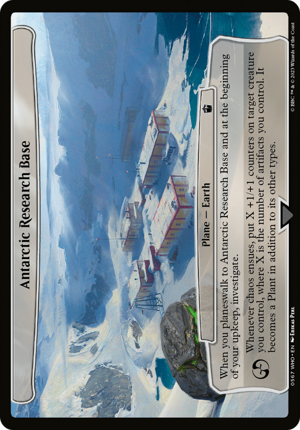 Antarctic Research Base [Planechase] | Cards and Coasters CA