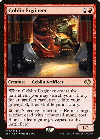 Goblin Engineer [Modern Horizons] | Cards and Coasters CA
