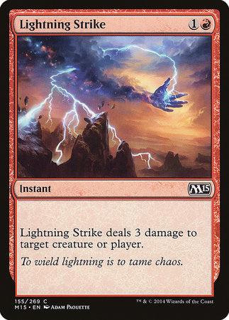 Lightning Strike [Magic 2015] | Cards and Coasters CA