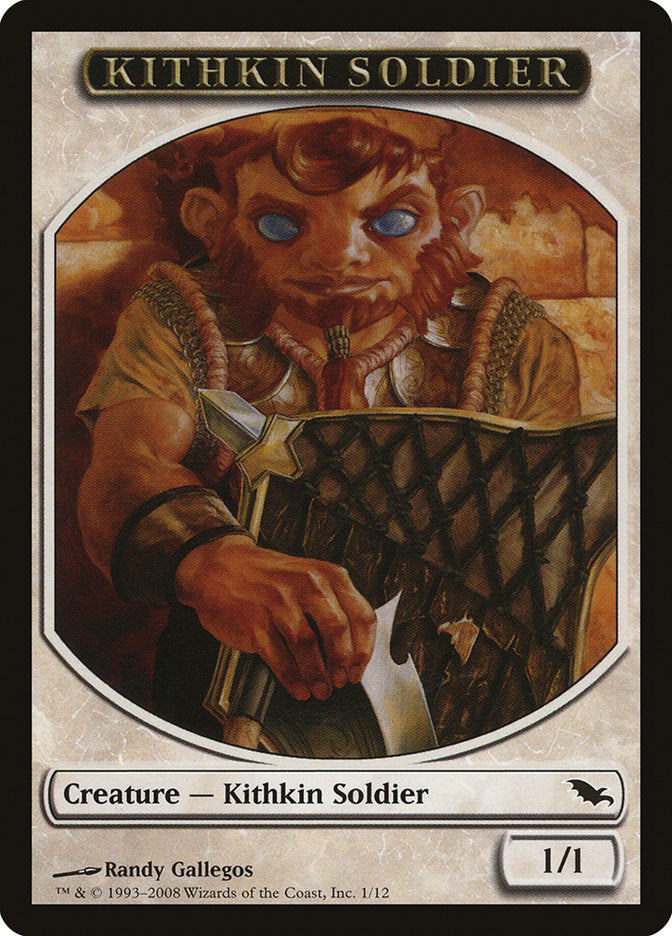 Kithkin Soldier [Shadowmoor Tokens] | Cards and Coasters CA