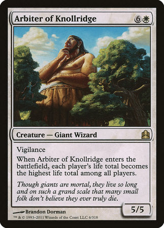 Arbiter of Knollridge [Commander 2011] | Cards and Coasters CA